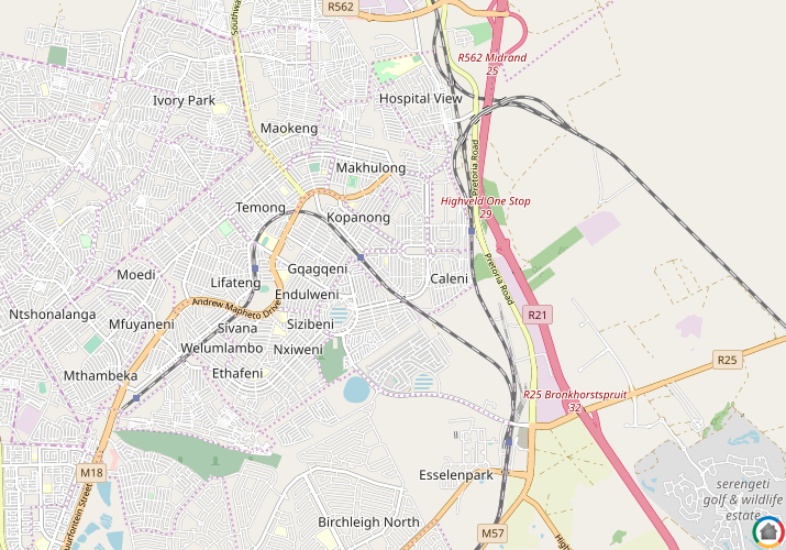 Map location of Mqantsa